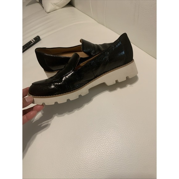 Vionic Kensley Women's Sz 7.5 Shoes Black Patent Leather Slip On Loafers - Picture 4 of 9